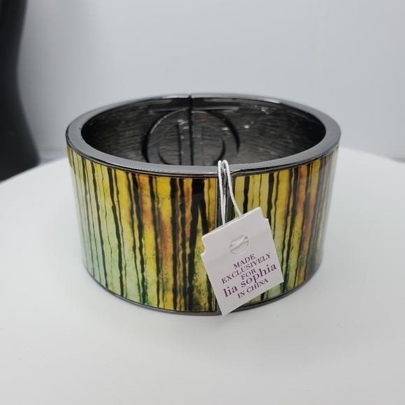 New Lia Sophia sundown stretch cuff bracelet women fashion jewelry #0169 - Picture 3 of 10